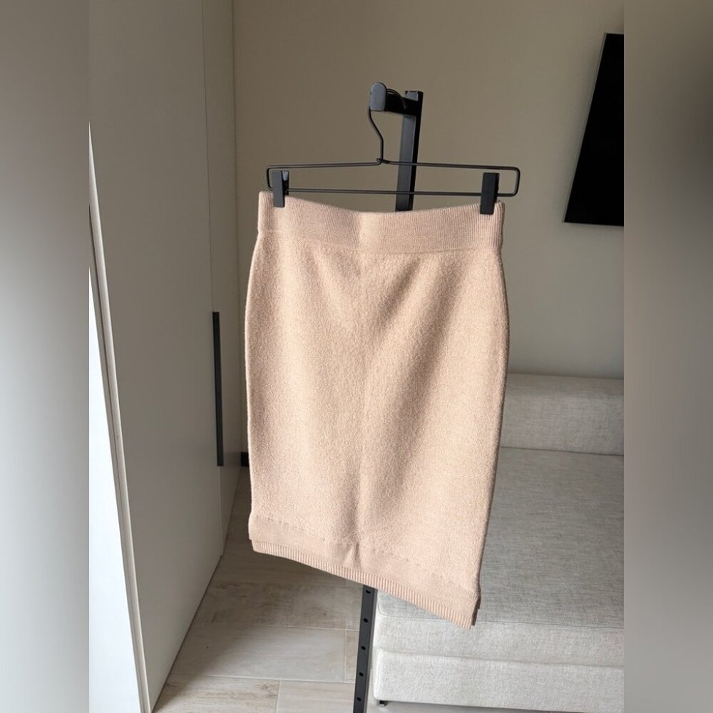 Club Monaco Tan Knit Skirt - Picture 6 of 7